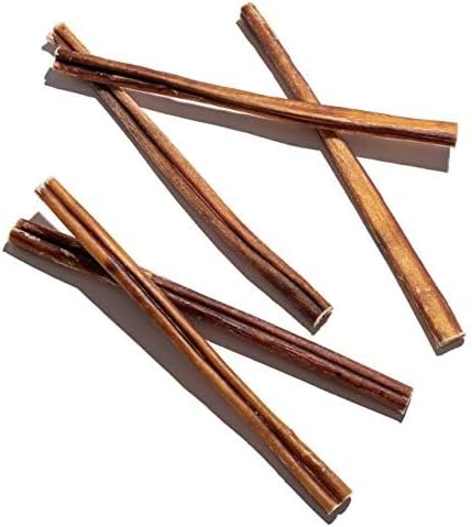 Jack&Pup 12 Inch Thick Bully Sticks for Large Dogs (3 Pack) Bully Sticks for Medium Dogs, Single Ingredient Dog Chew Sticks