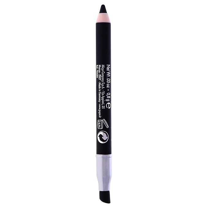 Pupa Milano Multiplay Eye Pencil - Creamy, Blendable Eyeliner With Smudge Tip - Create Long Wearing, Glamorous Intensity - Smooth And Lasting Color Liner For Waterline Or Lid - 09 Black - 0.03 Oz
