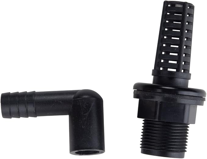 Aquatics 1/2 - Inch Bulkhead Fitting Kit Fit Sch40 1/2"