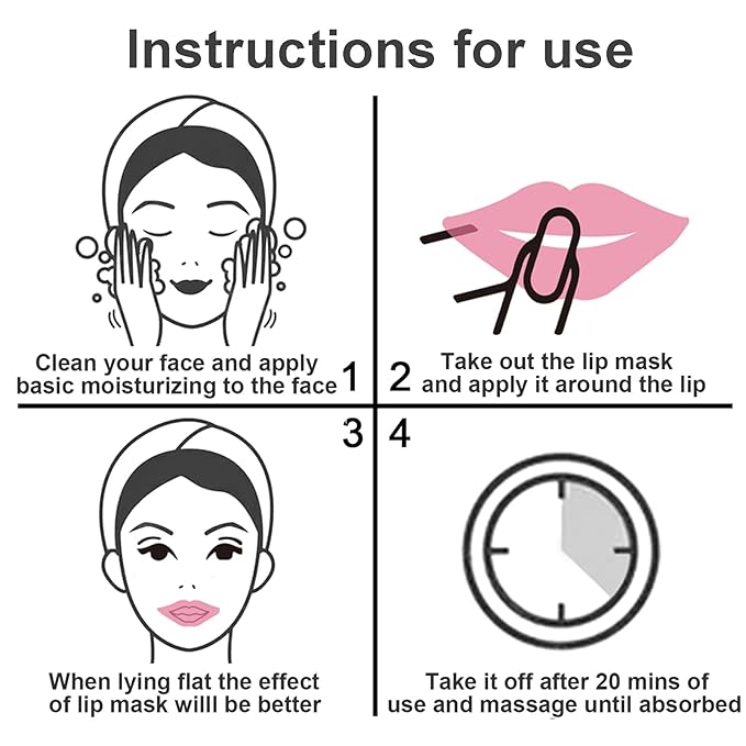 Permotary 30 PCS Collagen Lip Mask Crystal Mouth Care Gel Pads for Moisturizing & Reducing Chapped, Smoothing Fine Lines-Lip Patches for Firms & Hydrate and Plump,Gold