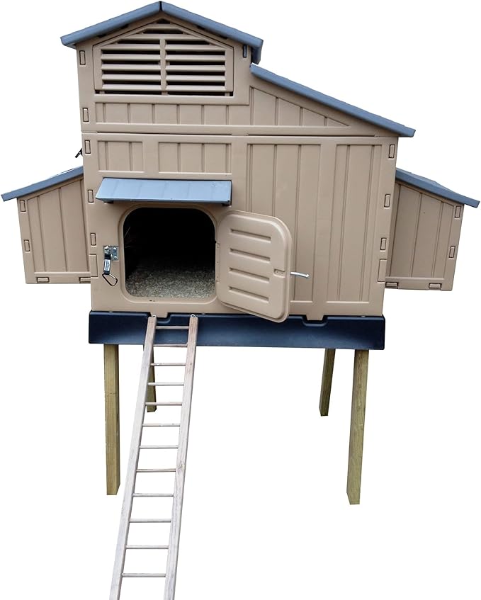 Formex Snap Lock Large Chicken Coop Backyard Hen House 4-6 Large 6-12 Bantams