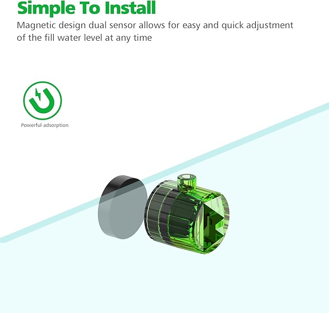 Auto Top Off for Saltwater Aquarium Water ATO System for Both Reef and Fresh Tank - Green