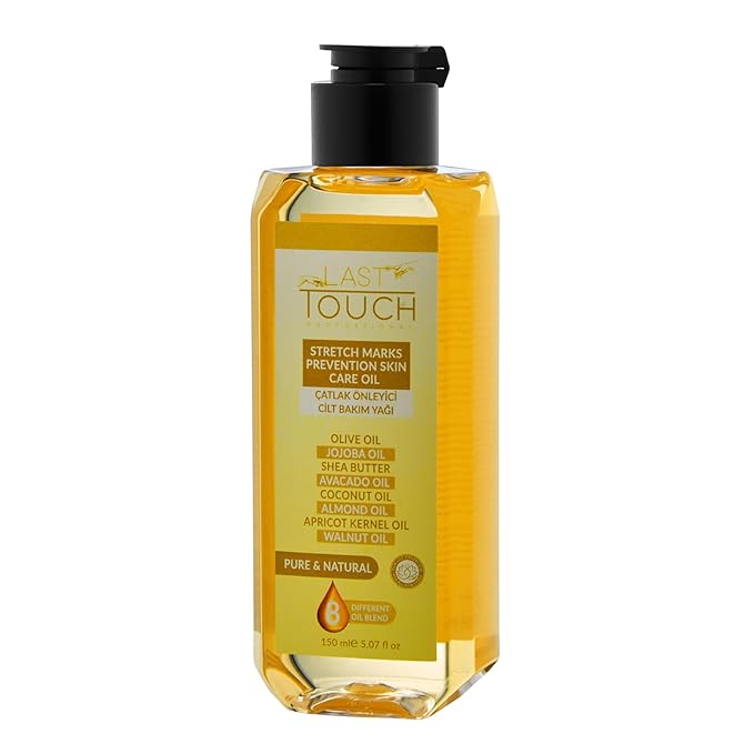 Pregnancy & Postpartum Skincare for Stretch Marks-Body Oil for Scars, Stretch Marks and Moisturizing-Safe for Pregnancy & Breastfeeding - Paraben-Free-8 Different Natural and Pure Oils-5.07 Fl Oz.