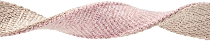 Soft Hemp Dog Collar and Leash Set Adjustable Woven Tweed Dog Collars with Metal Buckle and Lead for Small Medium Large Dogs,Pink