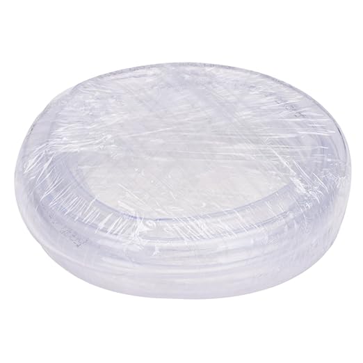 DERNORD PVC Tubing 1/2"ID X 5/8"OD Flexible Clear Vinyl Hose 5 Feet for Food Grade