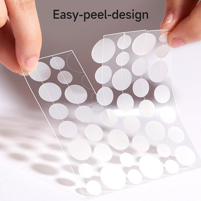 Acne Pimple Patch(840 Counts 4 Sizes), Zit Stickers for Face, Hydrocolloid Spot Stickers, Clear Acne Dots for Covering Zits, Blemishes, and Breakouts