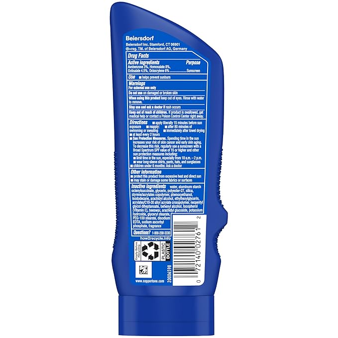 Coppertone SPORT Sunscreen Lotion Broad Spectrum SPF 30 (7 Fluid Ounce) (Packaging may vary) (Pack of 12)