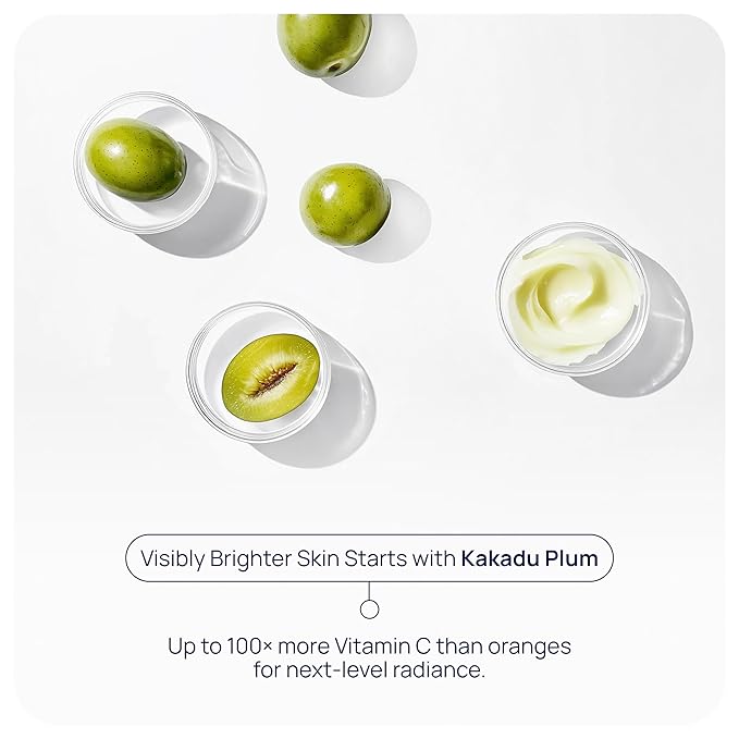 Lift & Glow Organic Eye Cream for Dark Circles and Puffiness - Anti Aging Eye Cream for Wrinkles - Reduces Dark Circles and Under Eye Bags - With Kakadu Plum, Coconut Oil, Spirulina & More - 1 Fl Oz