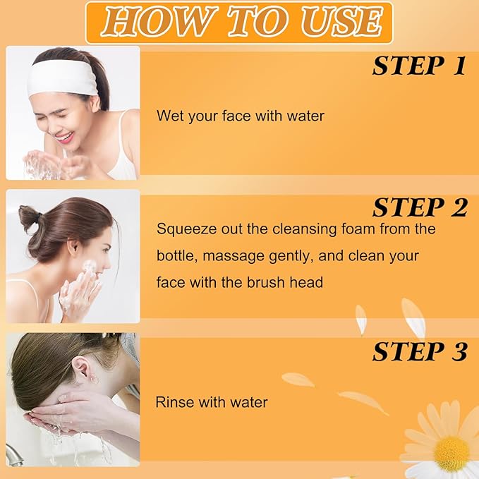Turmeric Wash and Care Three Piece Set, Turmeric Trio: Facial Wash, Cleansing Mousse & Soap for Skin Care, Turmeric Cleansing Exfoliating Pads, TurmericFace Wash for Face & Body (1Set)