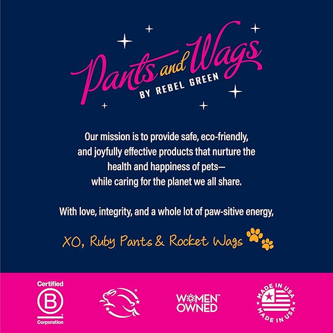 Rebel Green Pants and Wags Spritz, Sparkle & Shine Essential Oil Spray - Orange Blossom & Chamomile - Hypoallergenic - No Dyes or Perfumes - 8 oz - 2 Pack