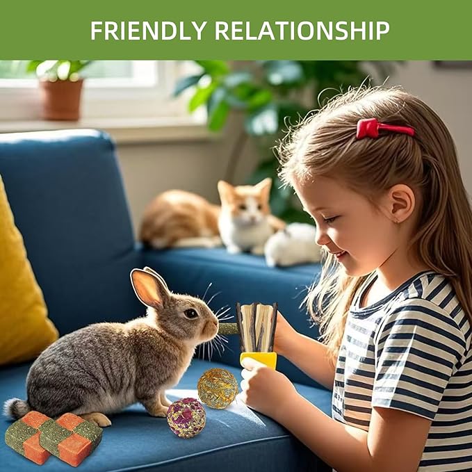 50-60Pcs Chinchilla Toys, Rabbits Chew Toys Bunny Treats with Papaya Stems Sweet Bamboo Hamsters, Chinchillas, Guinea Pigs (Part E, 50-60Pcs)