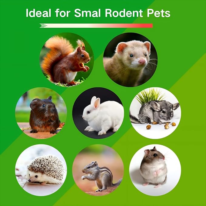 Christmas Bunny Chew Toys,Natural Chinchilla Chew and Treats Toys,Rabbit Toys for Guinea Pigs Hamster Gerbils Chinchilla and Other Small Pets(4pcs)