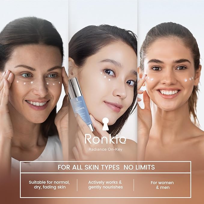 Retinol Eye Cream for Dark Circles: Anti-Wrinkle Under Eye Cream - Night Care Eye Cream Reduces Eye Bags 0.5 fl. oz