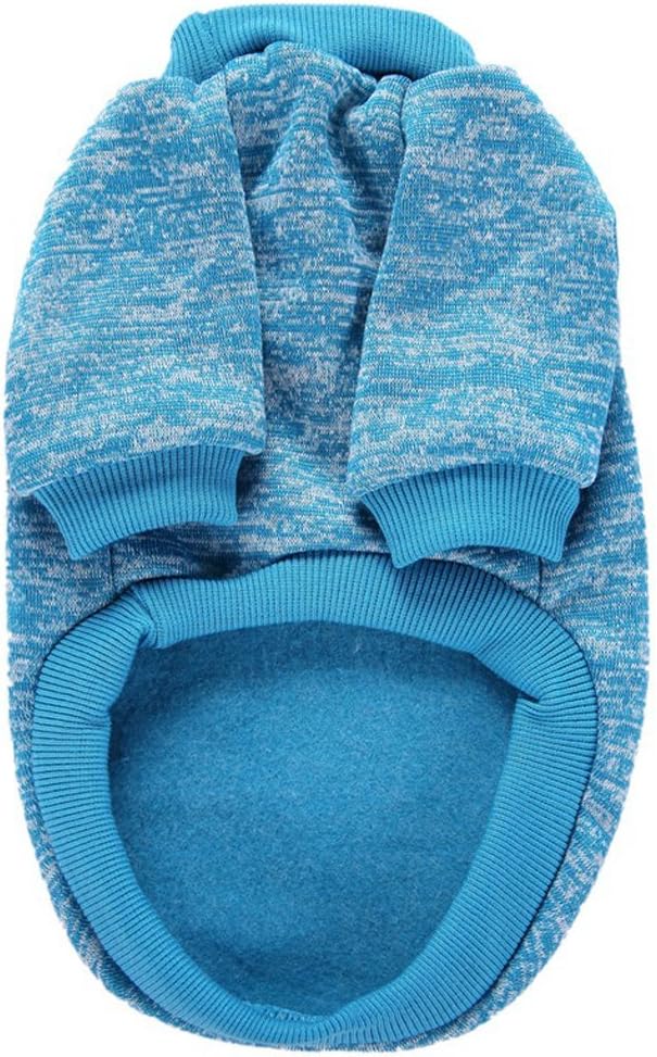Jecikelon Dog Clothes Dogs Sweater Soft Puppies Clothing Winter Puppy Sweaters Warm Outfit for Dogs Small XXS XS Cat Apparel (Light Blue, XXS)