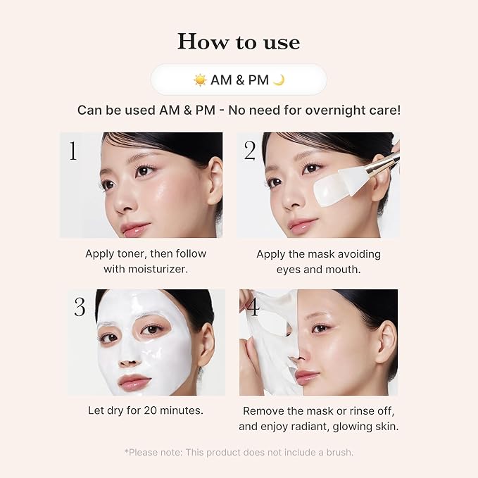 medicube Milky Collagen Double Glow Lock Duo: Collagen Glazed Milky Wrapping Mask and Booster Serum | 130DaCollagen, Niacinamide, Glutathione for Plumped, Radiant Glass Skin, Valentines Day Gifts
