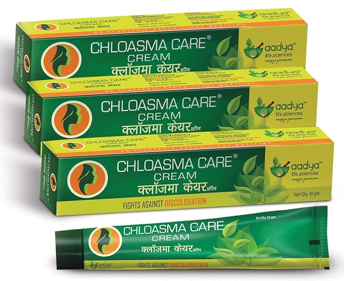 Aadya Life Chloasma Care Cream for Hyper pigmentation, Stretch marks, Blemishes, 30g (Pack of 3)