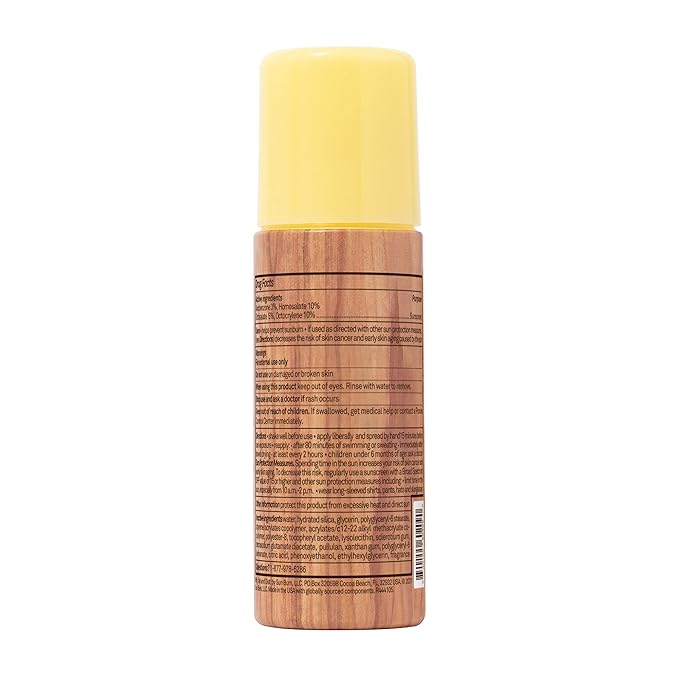 Sun Bum Original SPF 50 Roll-On Sunscreen Body Lotion - Broad Spectrum Moisturizing Sunscreen with Vitamin E - Hawaii 104 Act Compliant (Made without Octinoxate & Oxybenzone) - Travel Size - 3 oz