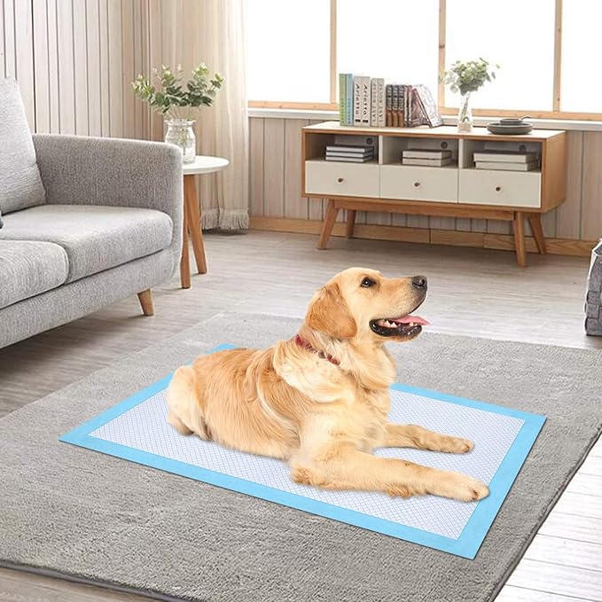 Ownpets Dog Training Extra Large Pad 35’’ x 32’’, Leak-Proof 6-Layer Pet Potty Training Pads Pee Pads with Quick-Dry Surface for Pets, Puppies, Adult, Sick & Aging Dogs, 20 Counts