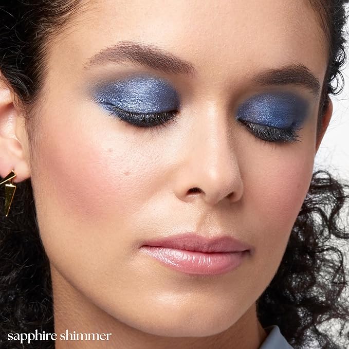 Julep Eyeshadow 101 Cream-to-Powder Waterproof Shadow Stick ??Sapphire Shimmer ??Long-Lasting, Crease-Proof, Jewel Toned Blue Shimmer Cream Eyeshadow with Built-in Smudger