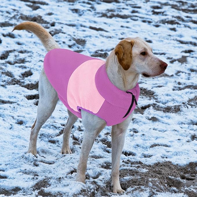 Queenmore XX-Large Fleece Dog Sweater, Soft Dog Fleece Sweater, Pet Vest Winter Jacket Coat Sweatshirt for Male or Female Cats Puppy Small Medium Large Extra Large Breed