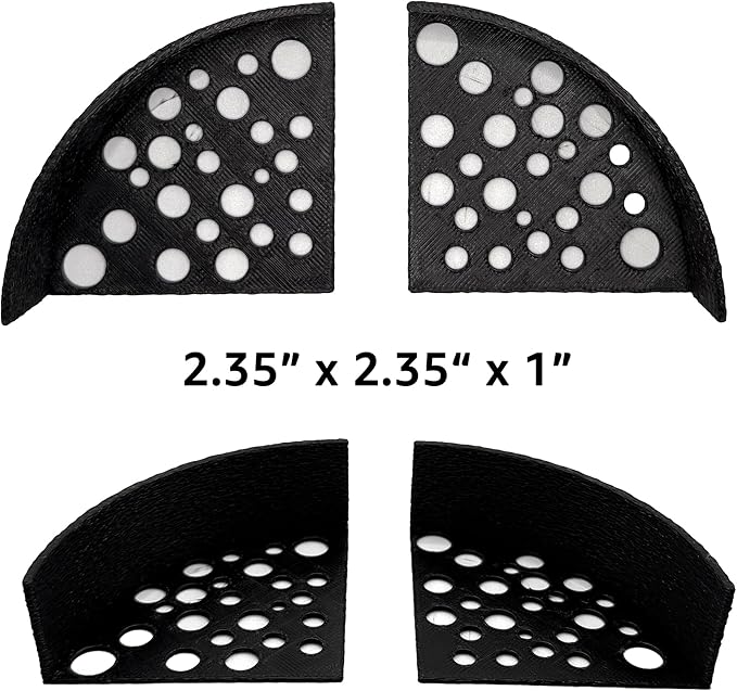CTWPets Half Shrimp Breeding Protector | Shrimp Breeding Cave Aquarium Tunnel (Brown, 1 Pack)