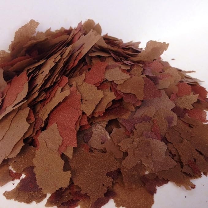 Aquatic Foods Inc. Flakes - 45% California Blackworm & Bloodworm Flake Mix for Discus, Cichlids, Tetras, Guppies, Live Bearers, All Community Tropical Fish - Premium AF Flakes - 1/2-lb