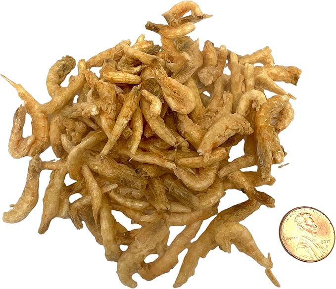 Freeze Dried Antarctic Krill Fish Food 3 oz, for Freshwater and Marine Aquarium Fish