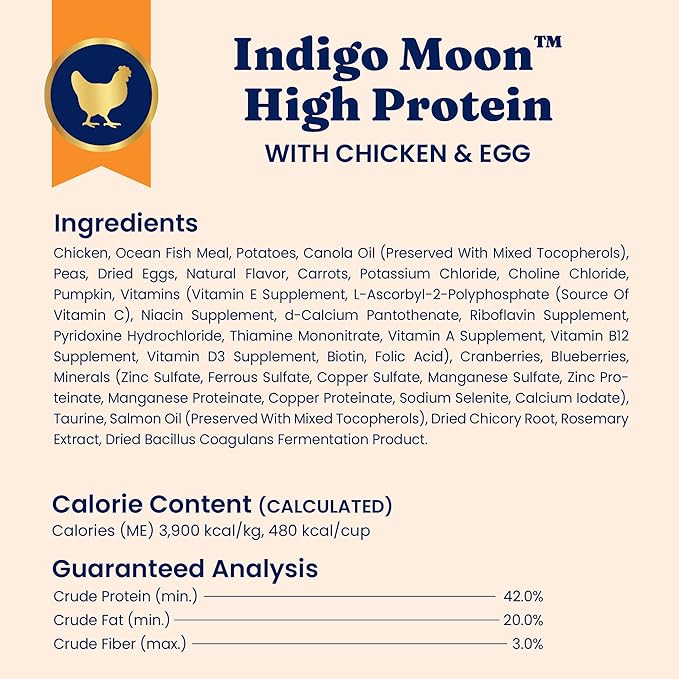 Solid Gold High Protein Dry Cat Food - Grain Free & Gluten Free Chicken Cat Dry Food w/Probiotics for Gut Health & Digestion - High Fiber & Omega 3 - Low Carb Superfood Kibble for Cats All Ages -12LB