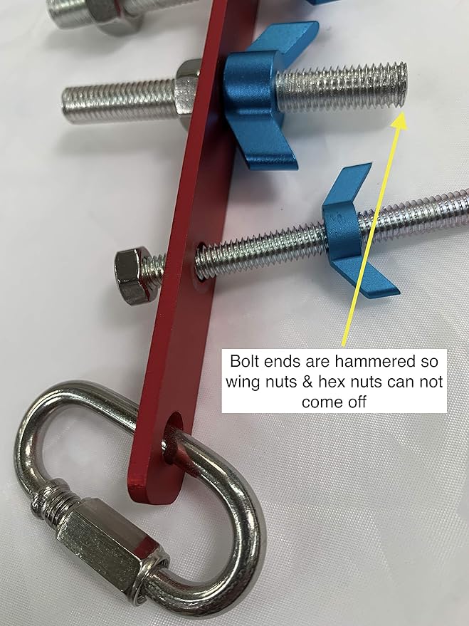 Strip Bird Foraging Toy | Non-Removable Wing Nuts | Durable Puzzle Enrichment Toy | Mind Game | Bird Cage Accessories for Medium to Large Birds Like Cockatoos, Parrots, Macaws, Greys, Parakeets