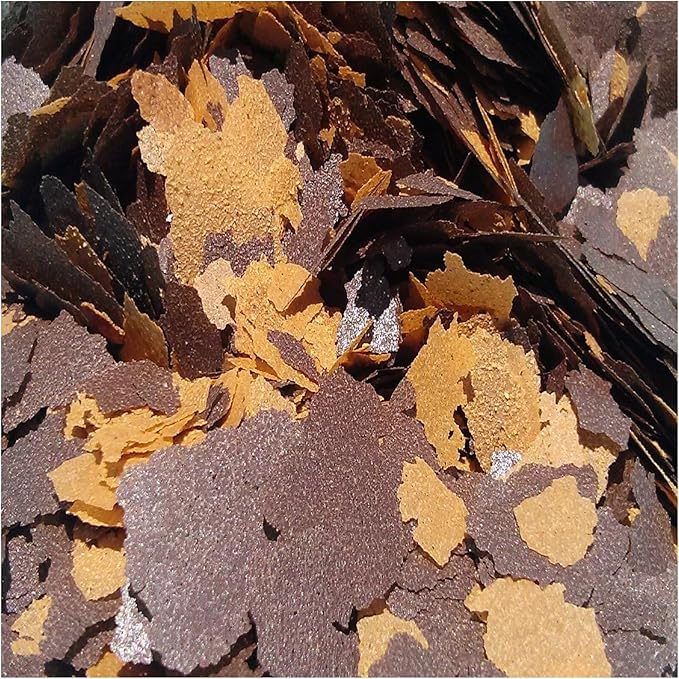 Aquatic Foods Inc. California Blackworm & Earthworm Premium Flakes for Discus, Cichlids All Community Tropical Fish Also Pellet Mix, Wafer Mix Included…1-lb 2oz