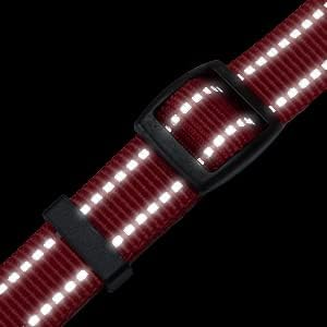 EXCELLENT ELITE SPANKER No Pull Dog Harness Adjustable Nylon Step-in Easy Pet Vest Chest Strap with Reflective and Leash Ring for Small Medium Large Breed Dogs Training Walking(Red-S)