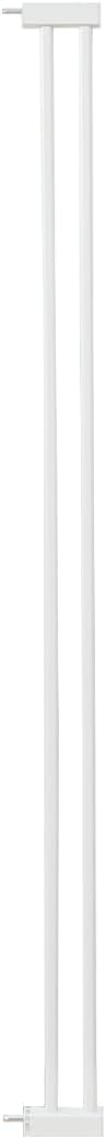 Lumizone Extra Tall Cat Gate Extension Kit 61.02" High Pressure Mounted 2025 New 4.13" Extra Wide 1.37" Gap No Drilling Tall Pet Gate for Dogs (White, 61.02" H x 4.13" W, Extension)