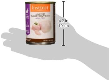 Instinct Limited Ingredient Diet, Wet Canned Dog Food, Grain Free - Real Rabbit, 13.2 Ounce (Pack of 6)