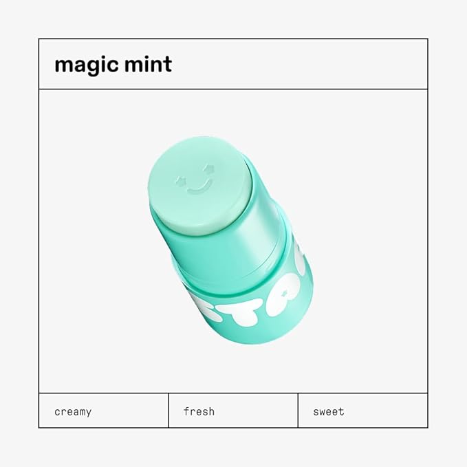 Starface Star Balm Magic Mint, Hydrating Lip Moisturizer with Shea Butter, Cocoa Butter, and Coconut Oil, Creamy Mint Flavor, (0.15 oz)