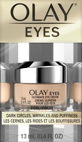 Olay Eyes Ultimate Eye Cream for Dark Circles,Wrinkles and Puffiness,13 ml (0.4 fl. oz.),(Pack of 2)