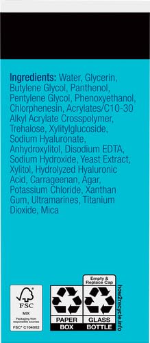 Neutrogena Hydro Boost Hyaluronic Acid Serum for Face & Neck,Lightweight Daily Hydrating Serum with Hyaluronic Acid for Dry Skin,Oil-Free,Non-Comedogenic,Fragrance-Free,1 fl. oz,(Pack of 2)