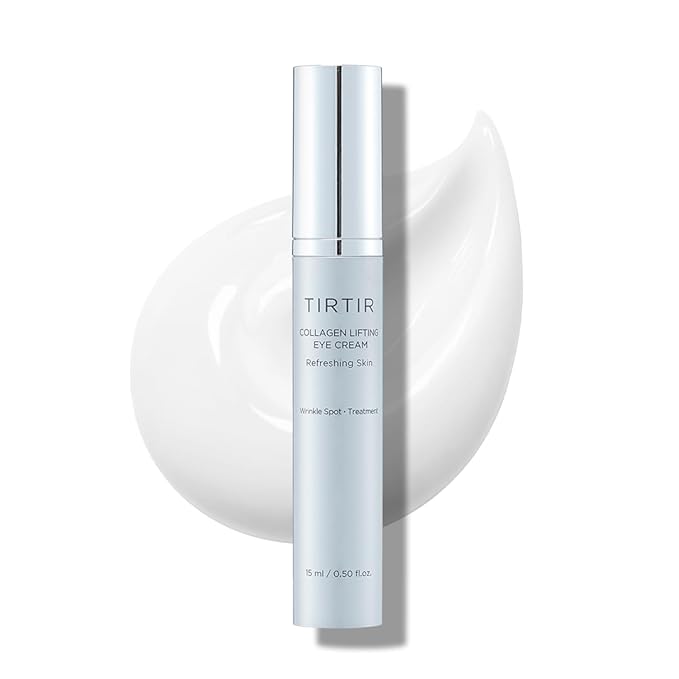 TIRTIR Collagen Lifting Eye Cream - Roller Applicator, Wrinkle Spot Treatment, Revitalizing Moisturizer,Tightening Under Eye For Wrinkles,Fine Lines, Under Eye Bags, Lift Treatment For Men & Women