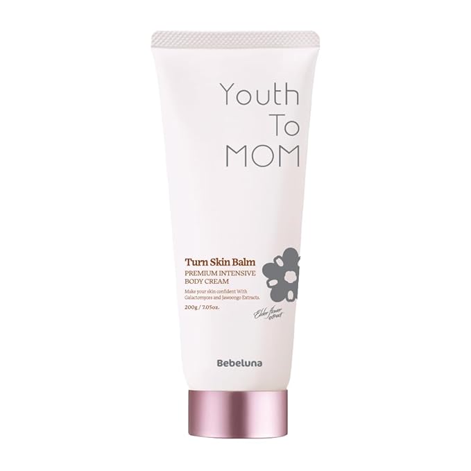 BEBELUNA | Pregnancy Stretch Mark Cream | Maternity Belly Balm for Postpartum | 98% Natural with Elderflower & Snail Secretion | 7.05 oz (200g)