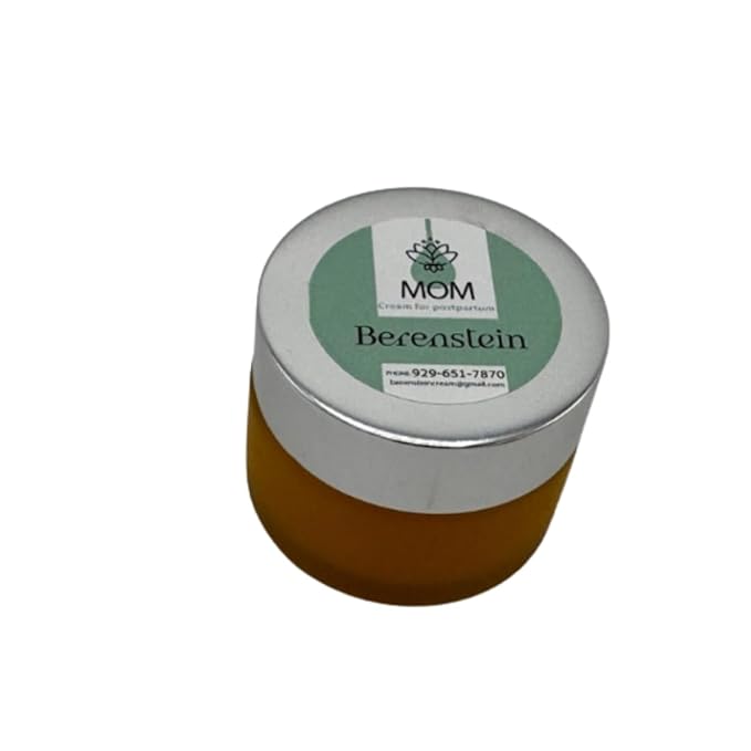 Berenstein MOM Ointment – Natural Soothing Cream with Carrot Oil & Vitamin E for Pre & Postpartum Care – Safe for Nursing – 30g