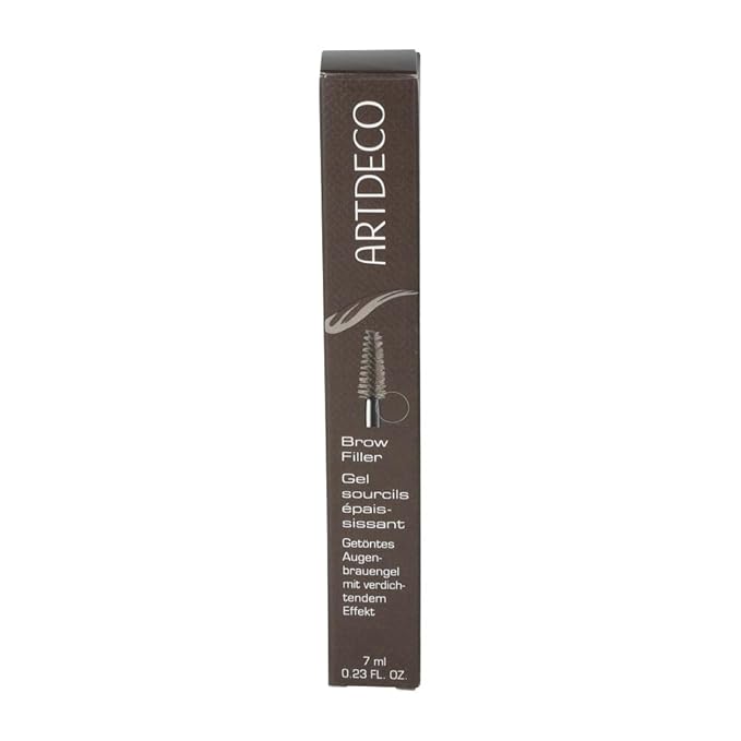 ARTDECO Brow Filler - Brown N03 - Make Brows Fuller & Thicker - Tinted Gel Shapes, Defines & Fixes in Place - Mini Brush for Easy Application - Eyebrow Gel - Eye Makeup - 0.24 Fl Oz