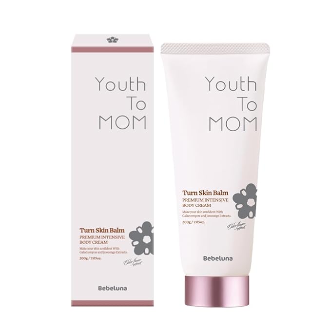 BEBELUNA | Pregnancy Stretch Mark Cream | Maternity Belly Balm for Postpartum | 98% Natural with Elderflower & Snail Secretion | 7.05 oz (200g)