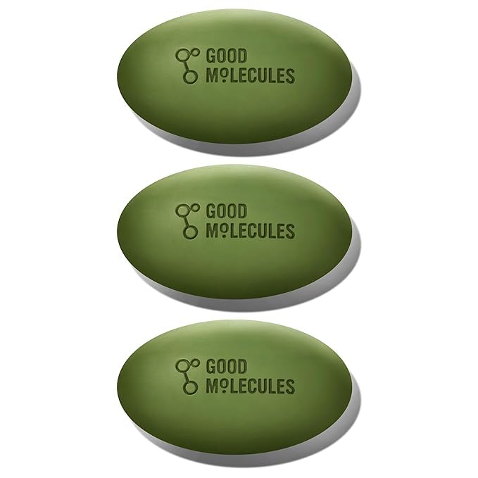 Good Molecules Brightening & Dark Spots Bar Pack 3 – 85 g / 3 oz Each | Soap Free Face & Body Cleansing Bar with Tranexamic Acid, Kojic Acid & Niacinamide