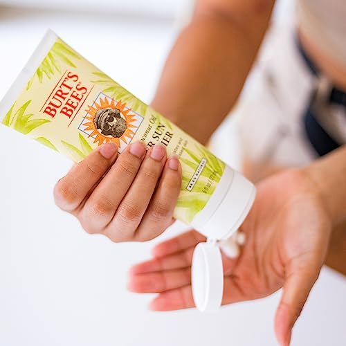 Burt's Bees Mothers Day Gifts, After Sun Lotion with Hydrating Aloe Vera & Coconut Oil - Summer Essentials, Sunburn Relief, Natural After Sun Soother, 6 oz