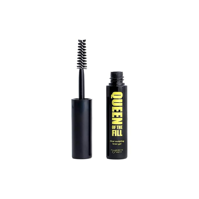 Elizabeth Mott Queen of the Fill Clear Brow Gel ??Long-Lasting Sculpting & Shaping Gel Setter to Control, Tame & Define Eyebrows with Natural Finish ??Smudge-Proof, Lightweight, Quick-Dry Formula ??3g