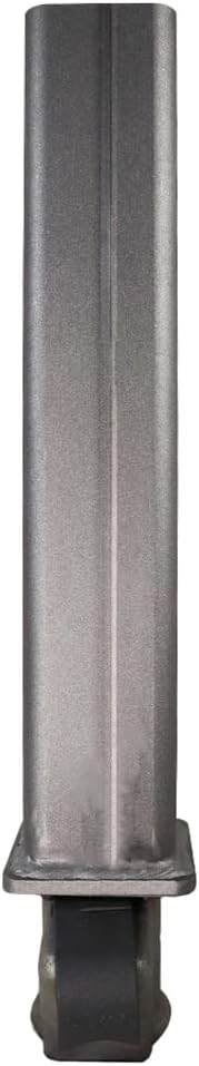 Shocker Replacement Gooseneck Stem & Demco Coupler for 2-5/16" Ball - Square 4" & 3-15/16" Multi-Fit Stem - Raw Steel - 30,000 lbs - Adjustable