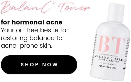 BalanC Toner | Pregnancy Safe Blemish Treatment | Aloe Vera & Witch Hazel | Alcohol Free
