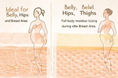 Best Effective Cream for Stretch Marks and Scars, Vitamin (E+C+A), Moisturizing Skin Support for Belly, Hips & Thighs – 5 oz