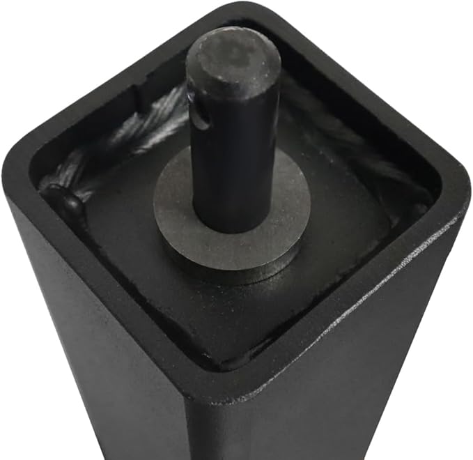 Shocker Replacement Gooseneck Stem & Demco Coupler for 2-5/16" Ball - Square with Top Crank - Black - 30,000 lbs - Adjustable