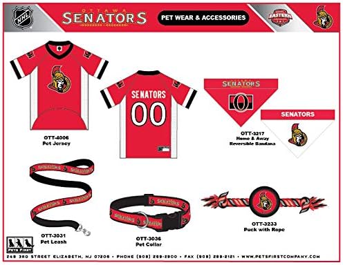 Pets First NHL Ottawa Senators Stick Toy for Dogs & Cats. Play Hockey with Your Pet with This Licensed Dog Tough Toy Reward!, 16 inches Long