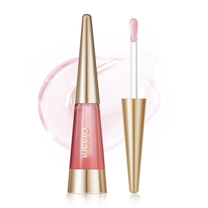KISSIO PLUMP Lip Plumper,0.3 fl oz (9 ml),Maximum Plump with Ginger and Peptides,Extreme Lip Plumper,Hydrating and Plumping,Lips Line Care,Lips Gloss,Master | Large capacity, Powerful plumping